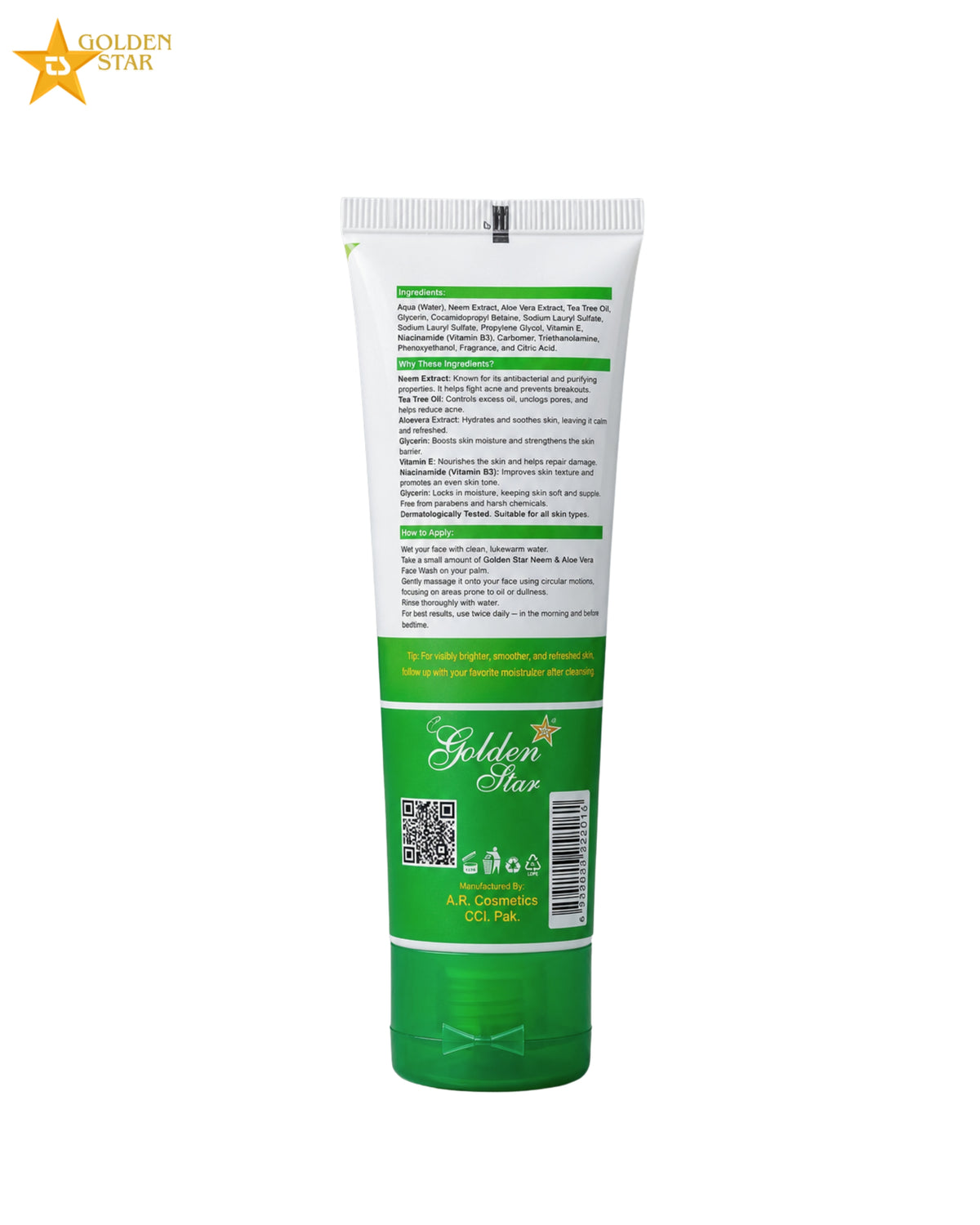 Golden Star Neem Face Wash